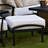 Millom Swivel Metal Outdoor Lounge Chair with Ottoman-881045081