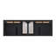 Lorelai 72'' W Double Bathroom Vanity Base-1075912989