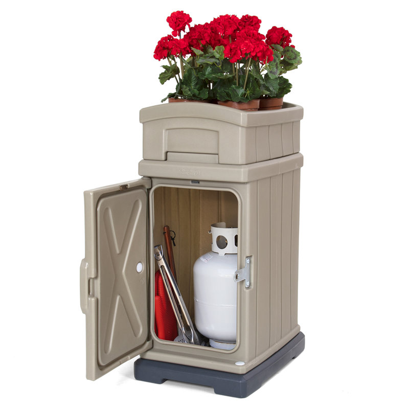 Hide Away Storage Delivery Column Box, Tan