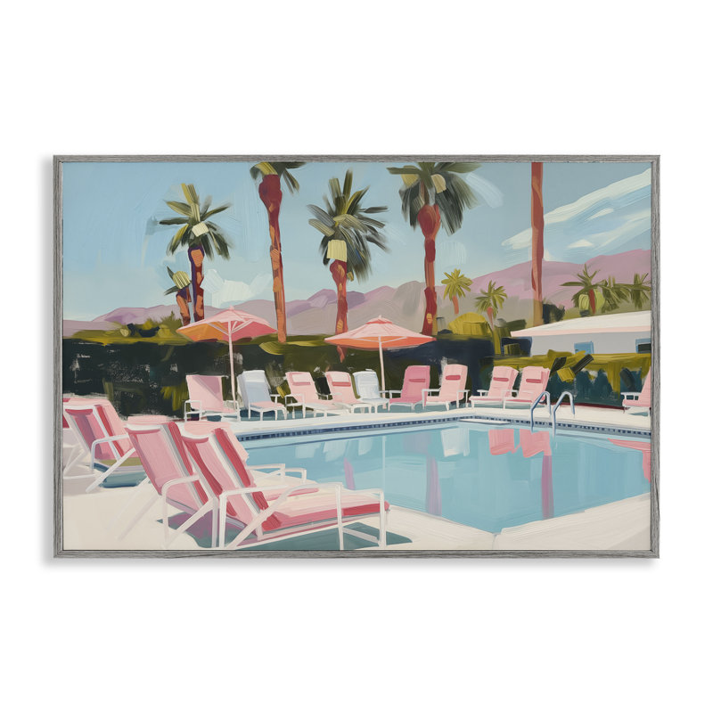 Impression sur toile de Palm Springs par Arlington Prints, Estampe numérique Farmhouse, H 16 po x l 24 po