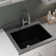 Quartz Classic 25" x 18-1/2" x 11-13/16" Undermount Kitchen Sink with Basket strainer