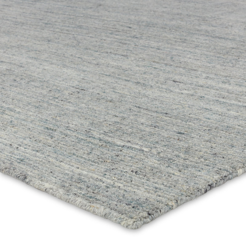 Vassa Blue and Gray Handmade Wool Rug