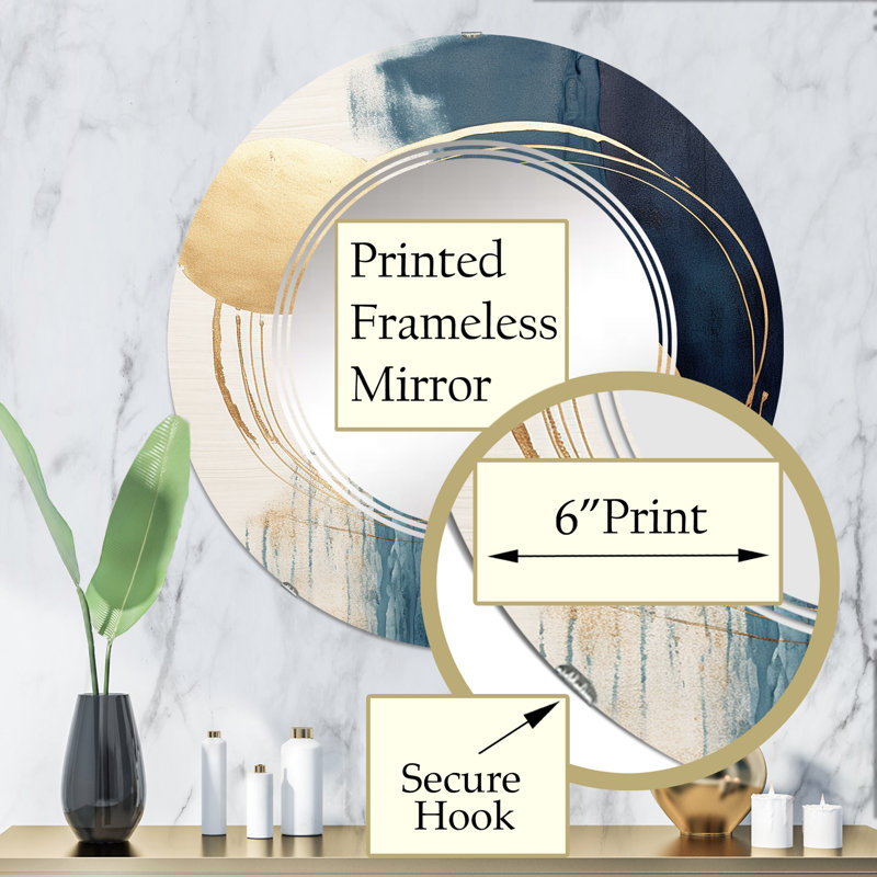 Miroir mural Bellin, 32 po x 32 po
