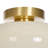 Modern Glass Flush Mount Ceiling Light for Entrance Hall-1987932797