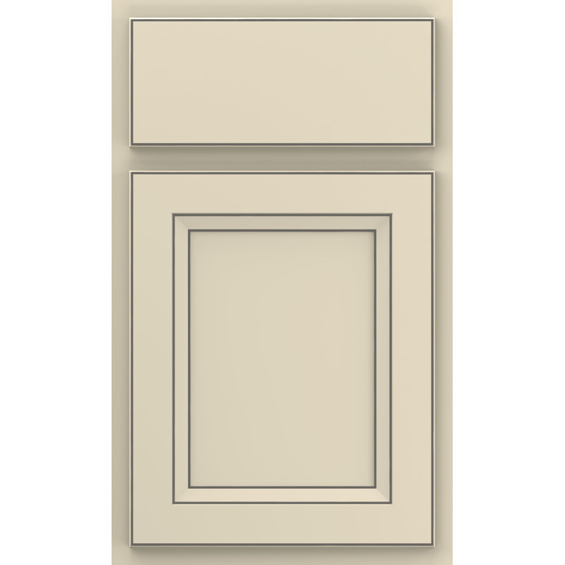 Dwelling Lanning Door Sample, Maple, Parchment w/Caramel Glaze