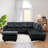97'' Velvet Sofa-90409117
