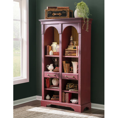 Bibliothèque arquée avec tiroirs et tablettes en verre Country Living