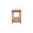 35.5" W Teak Shower Bench