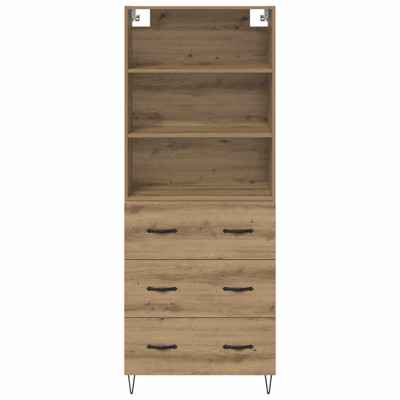 69.5 cm W Highboard, Artisan Oak