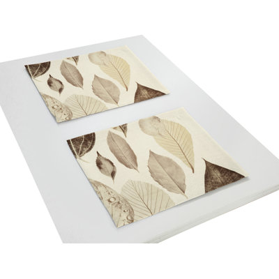Poppy Polyester Floral Rectangle Placemat