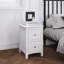 Table de chevet 14,20 "avec 2 tiroirs