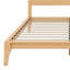Lit plateforme Mid-Century moderne en bois avec support à lattes-365092729-365092725