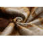 Coussin en velours de soie géométrique The Artisan - bronze et or 20 po x 20 po