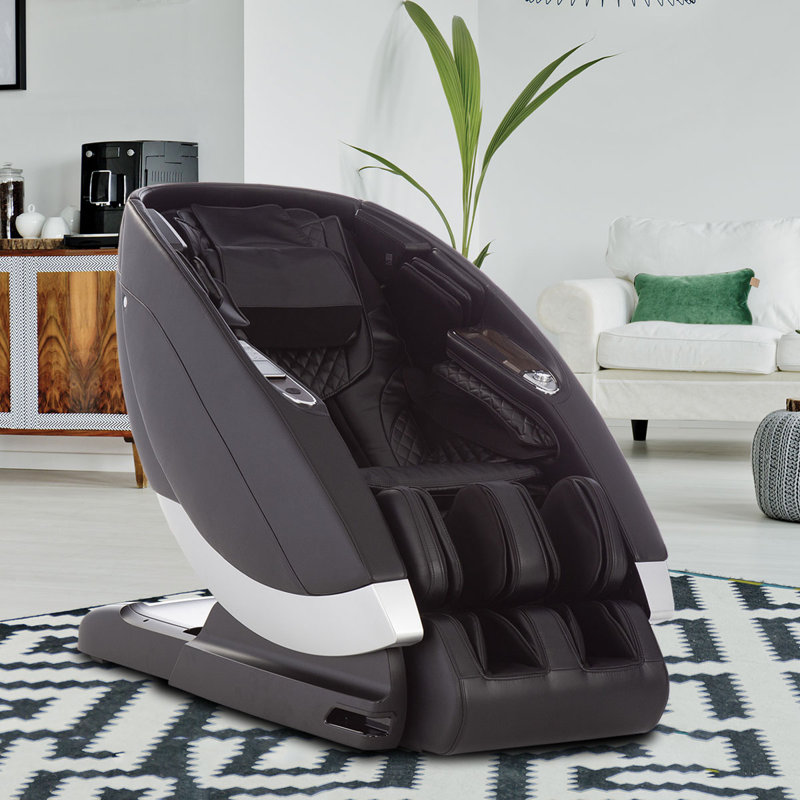 Fauteuil de massage Super Novo, Similicuir noir