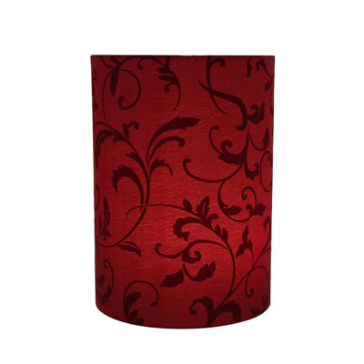 11 in. H Velvet Drum Lamp Shade