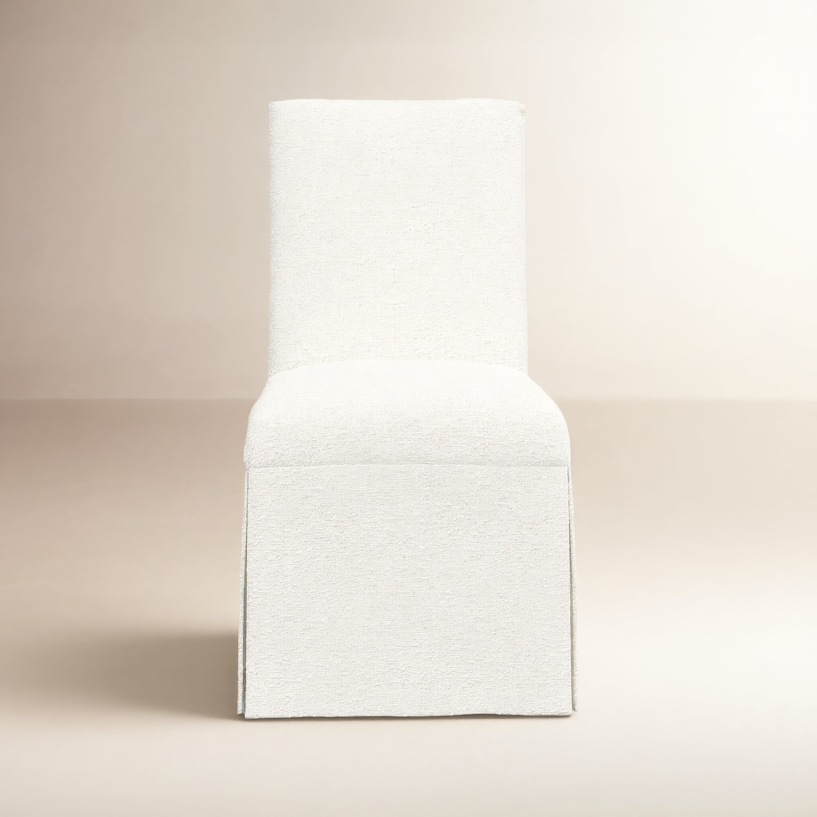 Silvia Dining Chair, Classic Snow Boucle