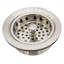Ensemble de crépine d'évier de cuisine avec bride d'évacuation des déchets et ensemble de bouchon-21699137