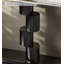 Table d'appoint contemporaine contemporaine style ovale
