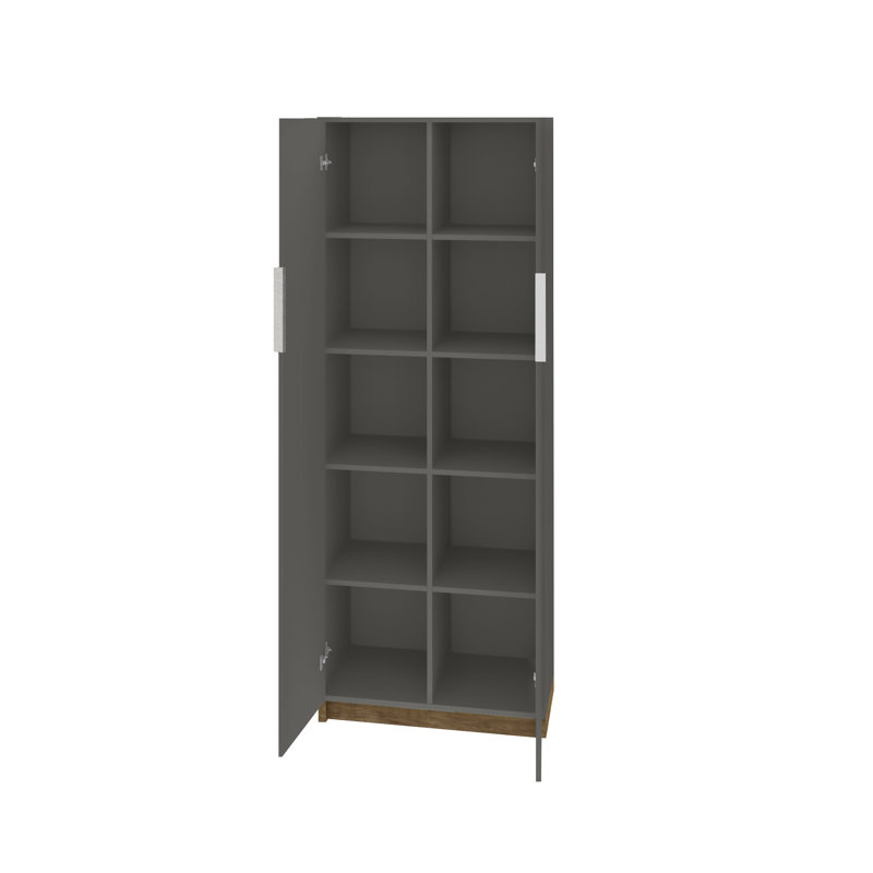 Armoire haute Cube Office Furniture, Gris