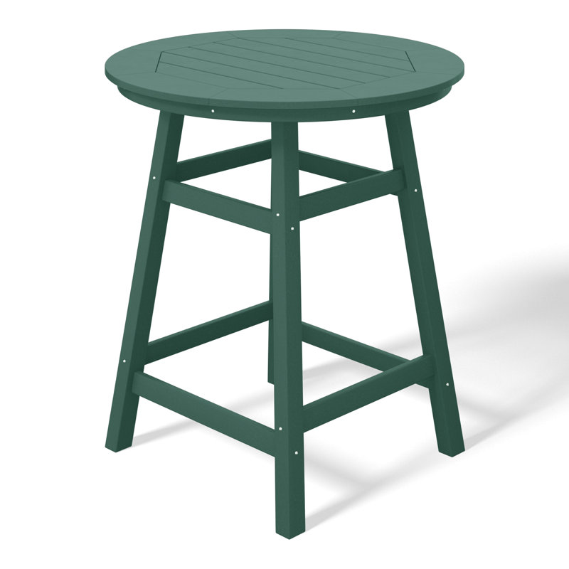Table de bar d'extérieur ronde 34,9 po Laguna, Vert