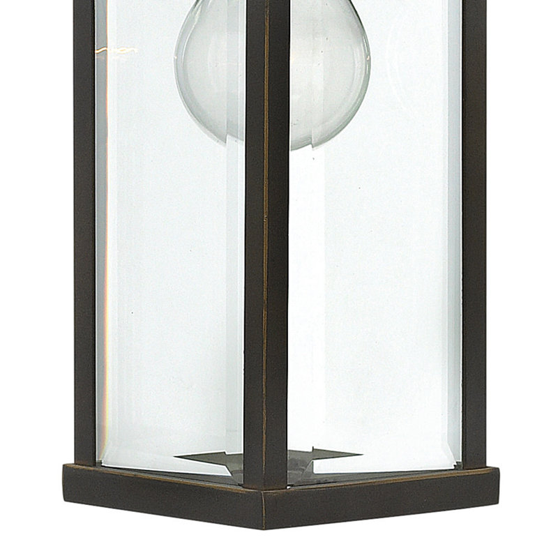 Kajale 1-Light Outdoor Wall Lantern, 11.75" H x 7.25" W x 8" D
