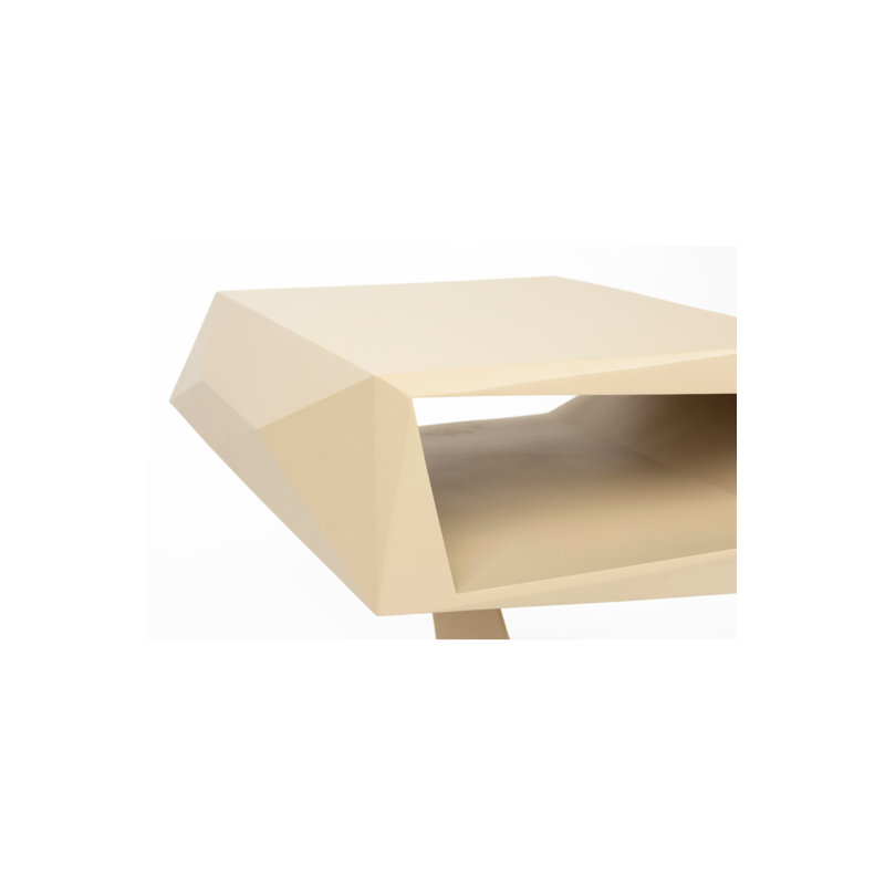 End Table, Beige