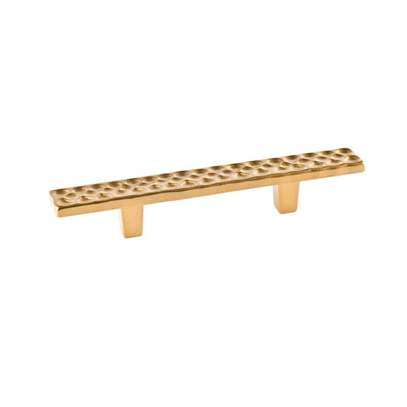 Pomegranate Bar Pull, Satin Brass, 3"