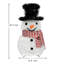 Décoration lumineuse bonhomme de neige