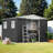 10ft x 8ft Outdoor Metal Storage Shed With Window And Lockable Door-106325661