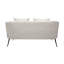 Modern Corduroy 2-Seater Sofa with 2 Scatter Cushions