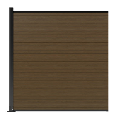6.2 Ft H Composite Privacy Fence Panel With Post