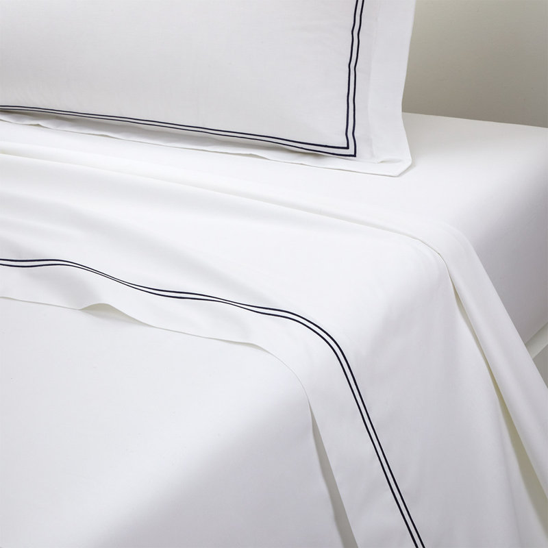 Duo Flat Sheet, Blue, King Flat Sheet