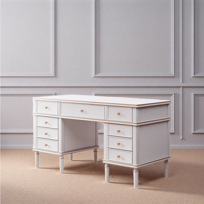 American style minimalist large capacity desk