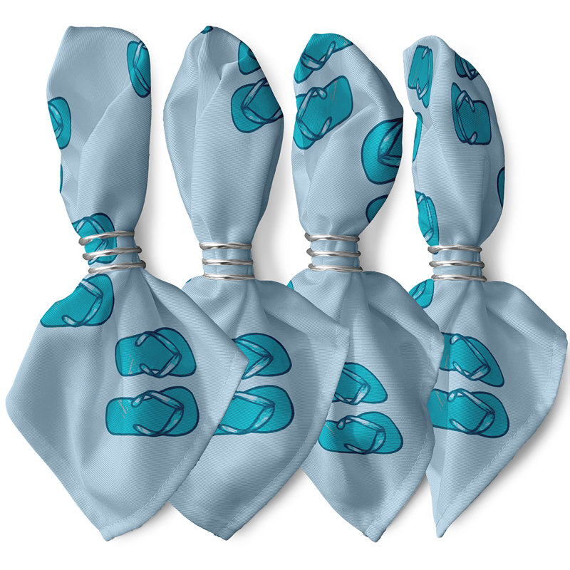 Ensemble de serviettes 4 pièces Eastbourne, bleu