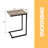 Carlann C Shaped Frame End Table