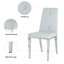 Chaise de salle à manger de luxe simple et moderne Chrissy