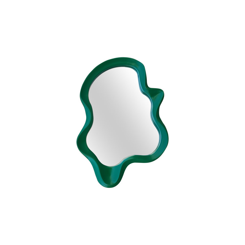 Irregular Wave Mirror, Green