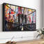 Impression sur toile Grunge Brooklyn Bridge-836993807
