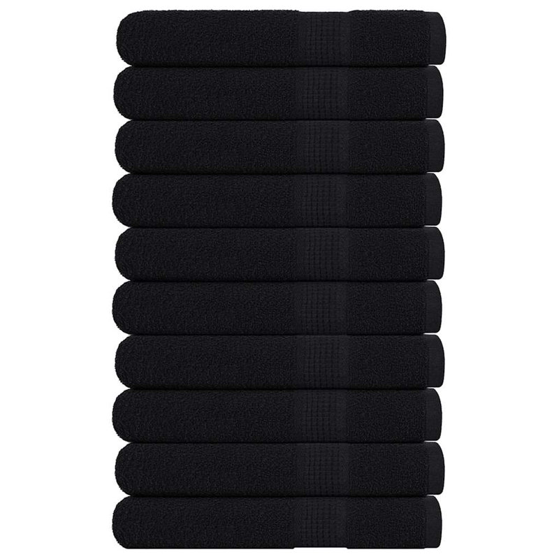 Rechell 100% Cotton Beach Towel, Black