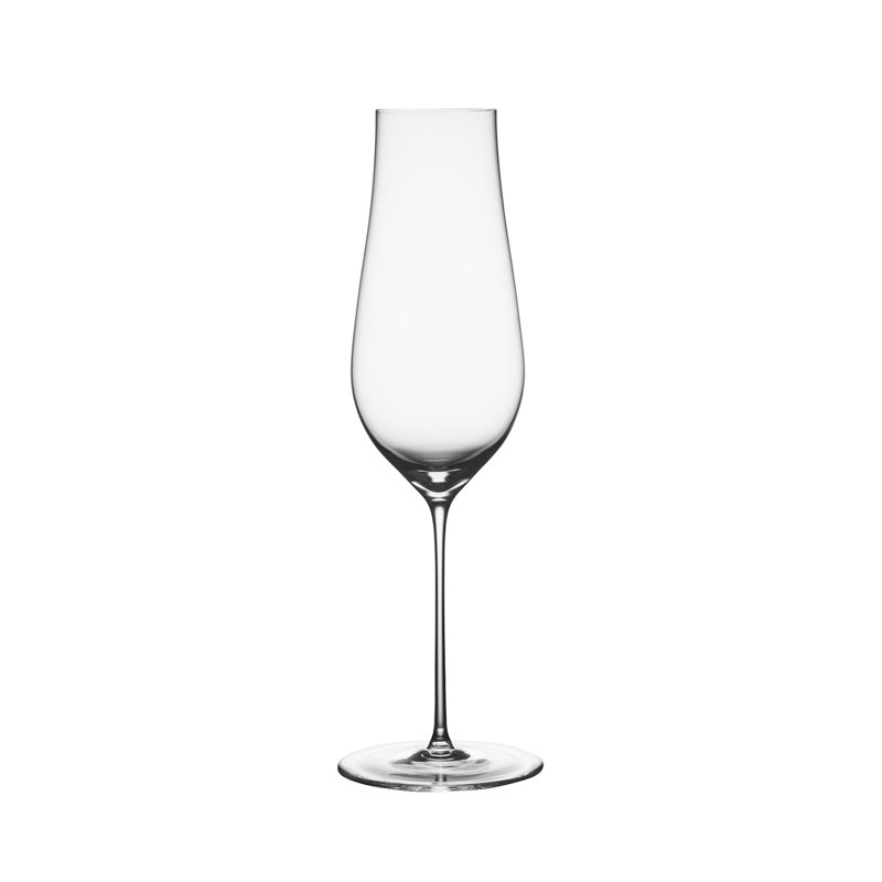 Ghost Zero Tulip Handmade Crystal Flute