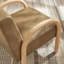 Chaise d'appoint rembourrée en similicuir Lunet-2028224516-2028224518