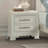 Nightstand W/ USB, Creamy White