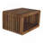 Wall-Mounted Bedside, Open Storage, Brown