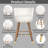 Anneli 24'' Swivel Counter Height Bar Stools Set of 4, Brown Counter Stools with Backs and Wood Legs for Kitchen Island-884832580-884832578-916282940