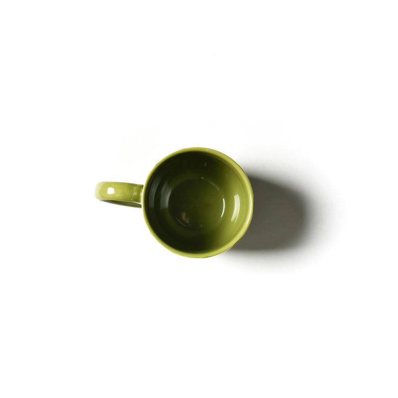 Olive Arabesque Mug, Green