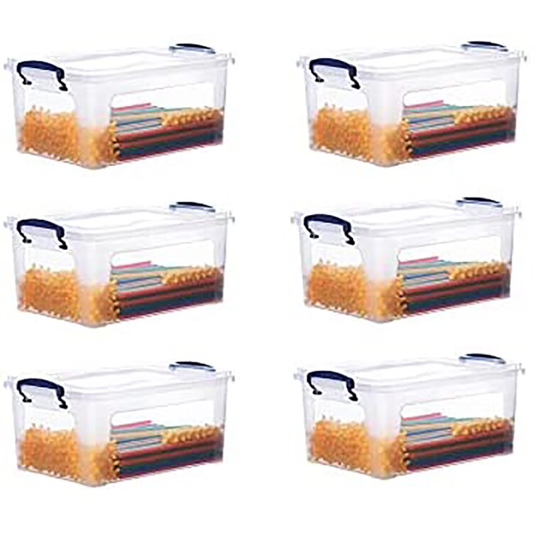 Uniplay Small Stackable Storage Bins For Closet Organizers, Food