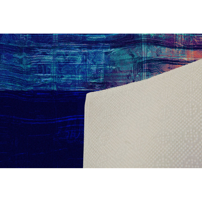 Luxurious Woven Carpet Rug, 2.6 x 4.0 ft | 100% Polyester, 0.4 in Pile Height | Antibacterial & Non-Slip PVC Dot Underside | Machine Washable, 3D Digital Printing | Perfect for Living Room & Bedroom Decor