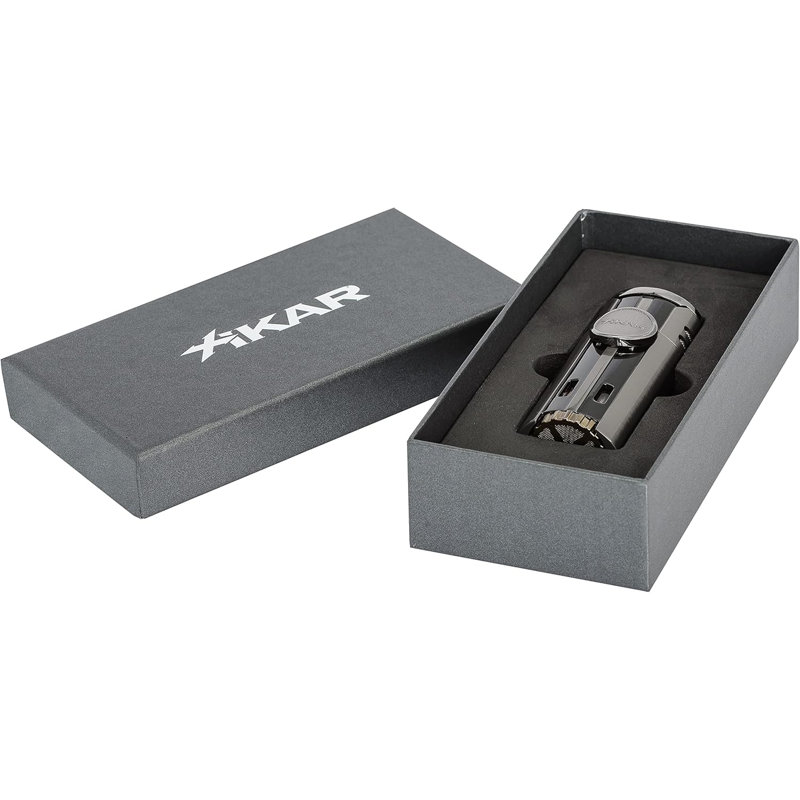 Allume-cigare Xikar HP4 Diamond, Gris