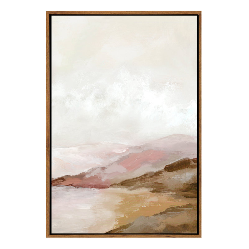 Warm Landscape I, Natural Framed, 55.5" H x 37.5" W