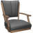 Leather Solid Wood Dining Caster Chair-701544472-701544473